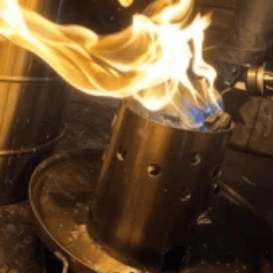 Carbonera Encendedora de Carbón para Parrilla y Barril Asador BBQ