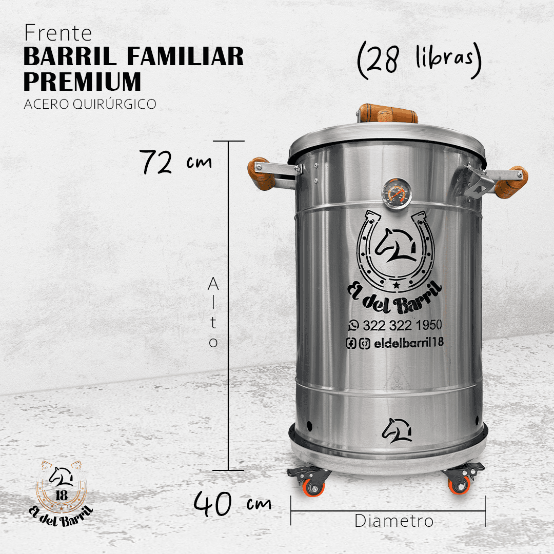Combo Barril Familiar Premium 28 lb
