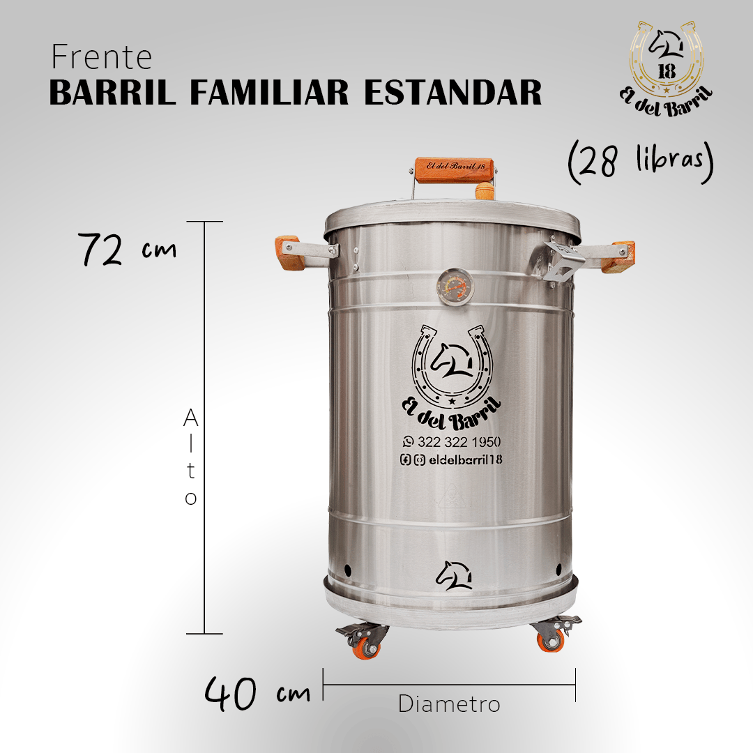 Barril Familiar 28 lb