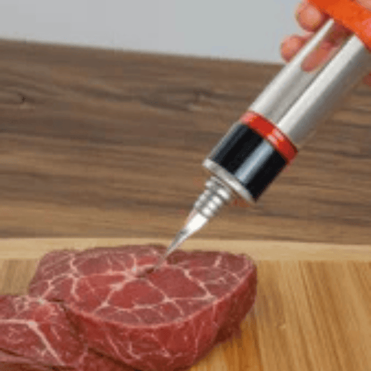 Jeringa Ahumadora para Carne | Inyector de Marinados para Parrilla BBQ – El del Barril 18