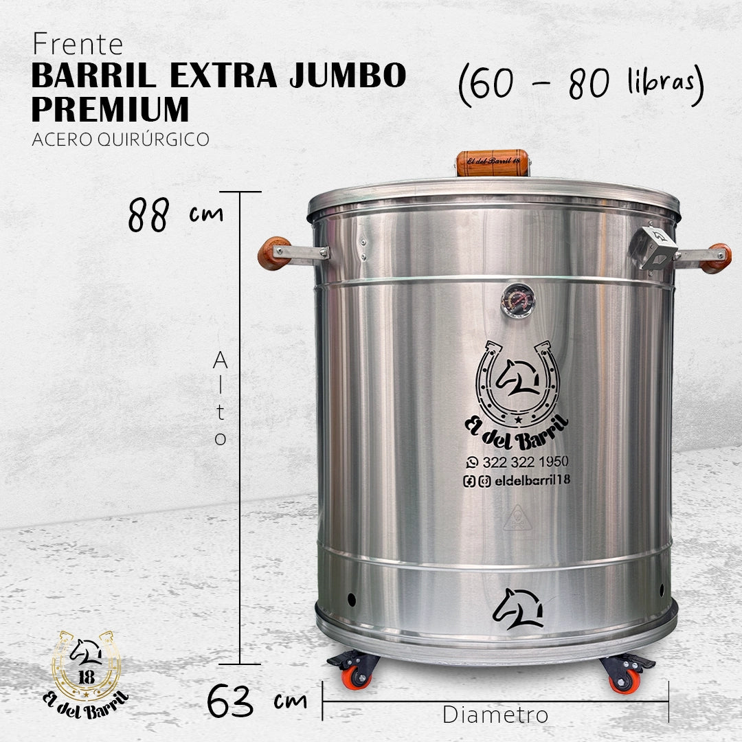 Barril Premium EXTRA JUMBO 80 LB