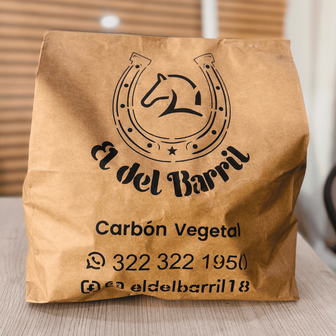 Carbón Vegetal para Asados y Parrilla BBQ | Carbón para Barril Asador El del Barril 18