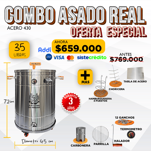 Combo Asado Real 35lb