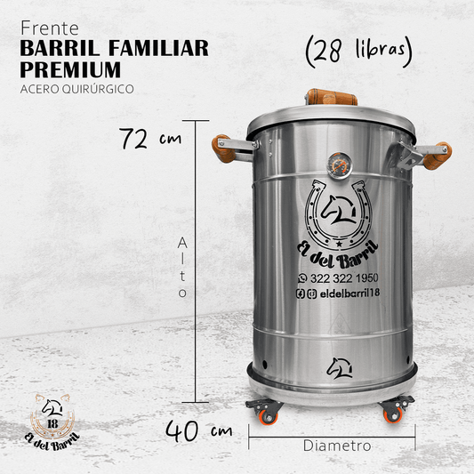Combo Barril Familiar Premium 28 lb