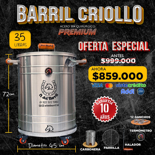 Barril Premium 35 LB