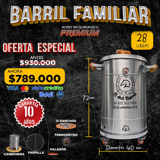 Barril Premium 28 LB