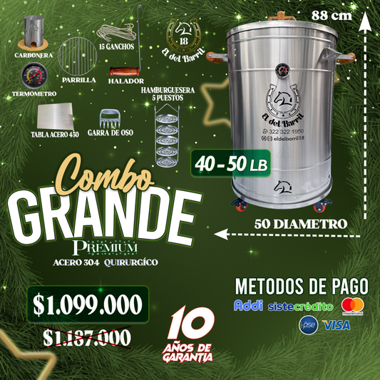 Combo Barril Emprendedor Premium 40 - 50 lb
