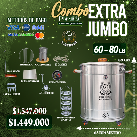 Combo Barril Empresarial Premium 60 - 80 lb